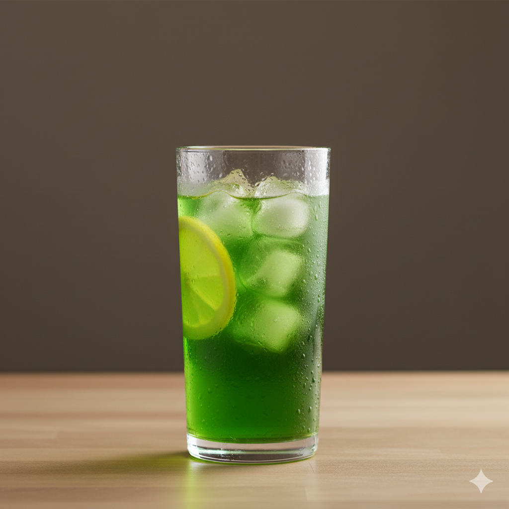 Greentea lemon dingin